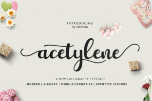 Acetylene Script: A Modern Calligraphy Typeface for Digital Design