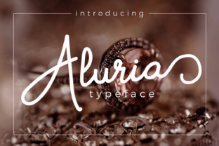 Aluria Font Review: A Handwritten Script for Creative Branding