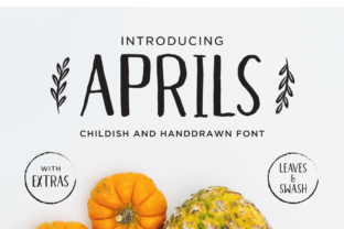 Aprils Font: A Hand-Drawn Typeface for Digital Charm