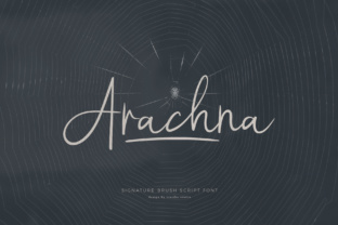 Arachna Font Review: A Signature Brush Script for Creative Branding