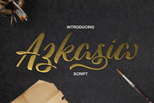 Azkasia Font: A Unique Letterscript for Modern Web Design