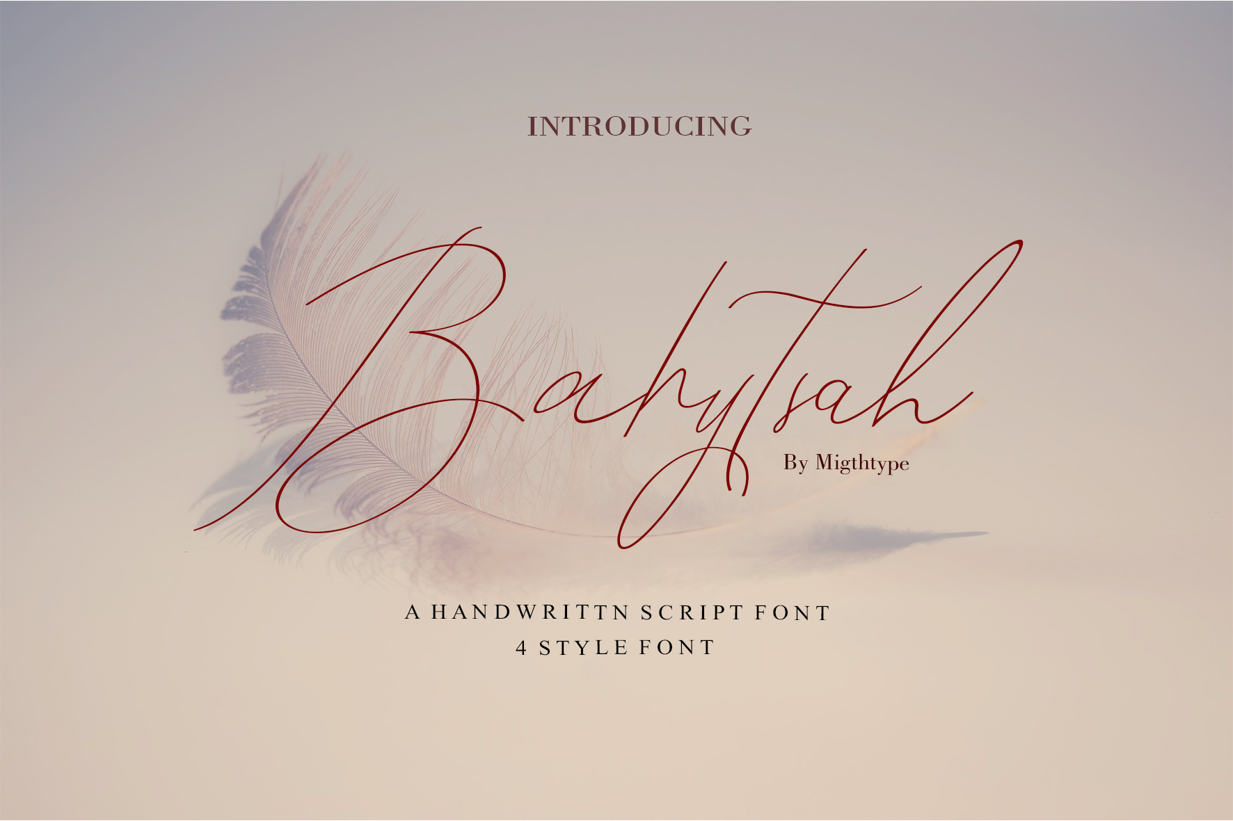 Bahytsah Font: A Modern Script for Stronger Branding