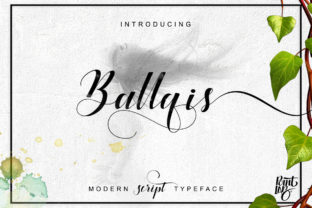 Ballqis: A Beautiful Script Font for Creative Projects