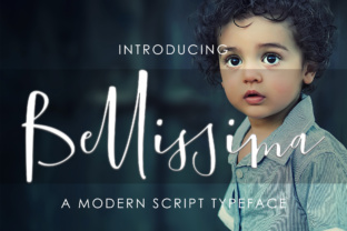 Bellissima Font: A Bold Script for Beautiful Craft Projects