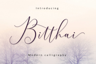Bitthai: A Handwritten Typeface for Editorial Design