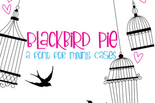 Blackbird Pie Font for Creative Web Design Projects
