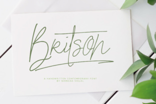 Britson Font Review: A Bright Script for Creative Branding