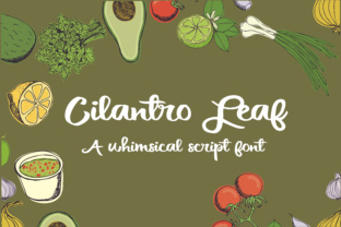 Cilantro Leaf Font: A Bold Script for Memorable Marketing