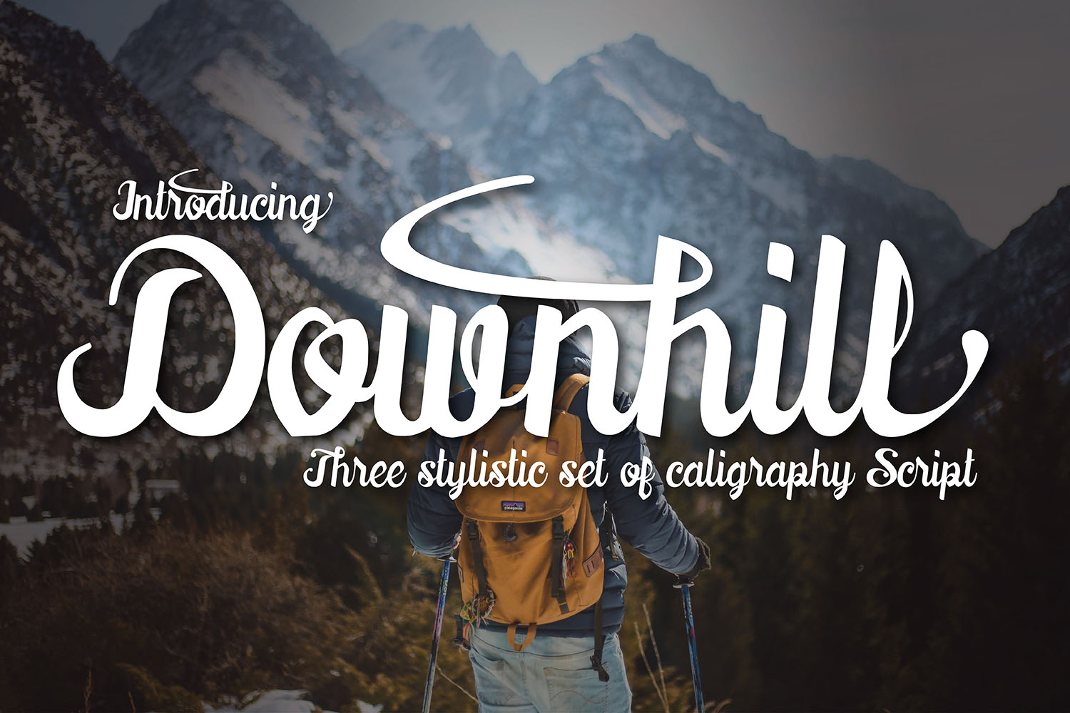 Downhill Font: A Modern Script for Craft Creators