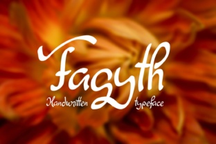 Fagyth: A Handwritten Font for Editorial Elegance