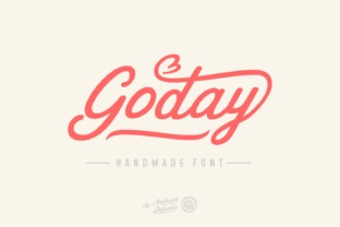 Goday Script Font for Modern and Vintage Web Designs