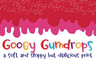 Gooey Gumdrops Font for a Whimsical Web Design