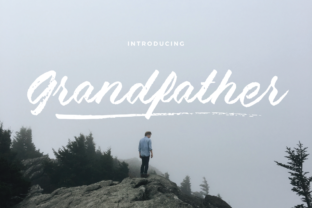 Grandfather Font: A Handwritten Script for Editorial Design