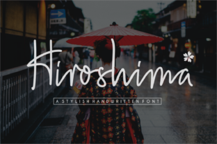 Hiroshima Font: Stylish Script for Digital Branding
