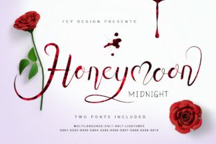 Honey Moon Midnight Font for Editorial Design and Creative Projects