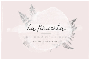 La Pimienta: A Modern Script Font for Creative Makers