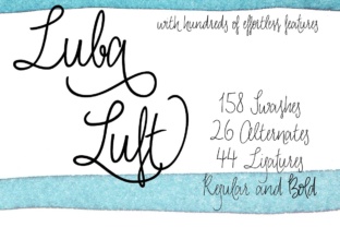 Luba Luft Bold Font for Modern Web Design Projects