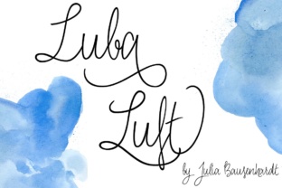 Luba Luft Font for Editorial Design Projects