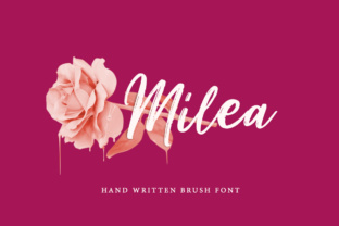 Milea Font: A Hand-Brushed Script for Rustic Branding Projects
