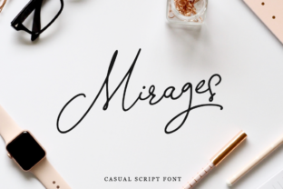 Mirages: A Feminine Script Font for Creative Branding