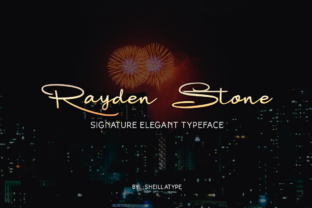 Rayden Stone Font for Creative Makers and Handmade Shops
