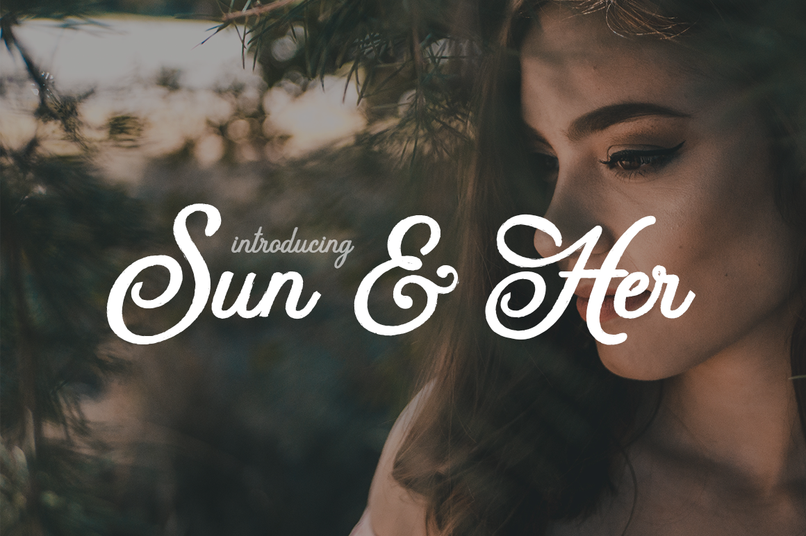 Sun Her: A Luxurious Script Font for Editorial Design