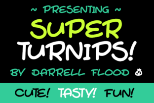 Super Turnips: A Charming Display Font for Web Designers