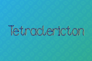 Tetraclericton Font: A Decorative Typeface for Stylish Creations