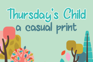 Thurday s Child Font for Small Business Branding