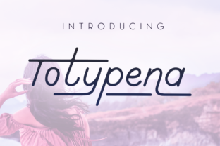 Totypena Font for Nostalgic Editorial Design