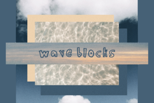 Wave Blocks Font Adds Charm to Branding Projects