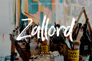 Zallord Font: A Bold Script Typeface for Digital Marketing